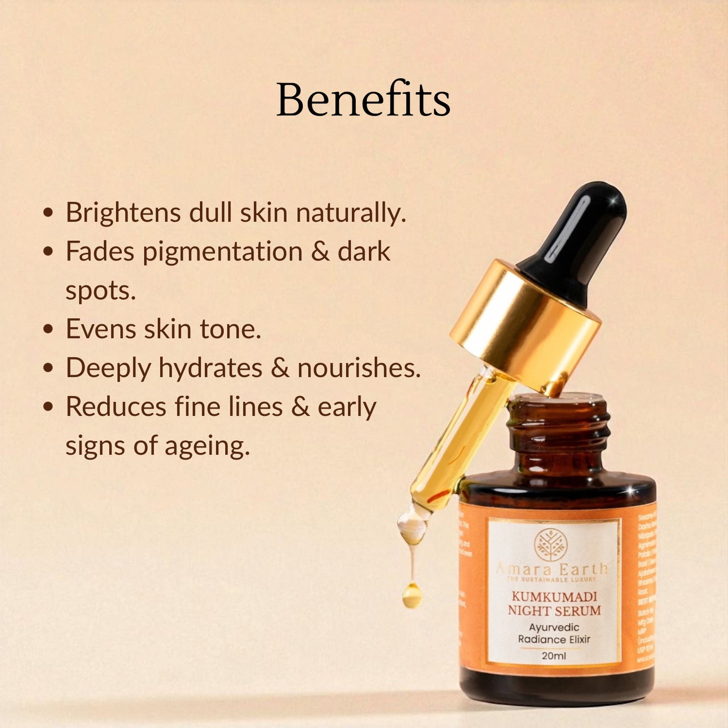 Kumkumadi Night Serum